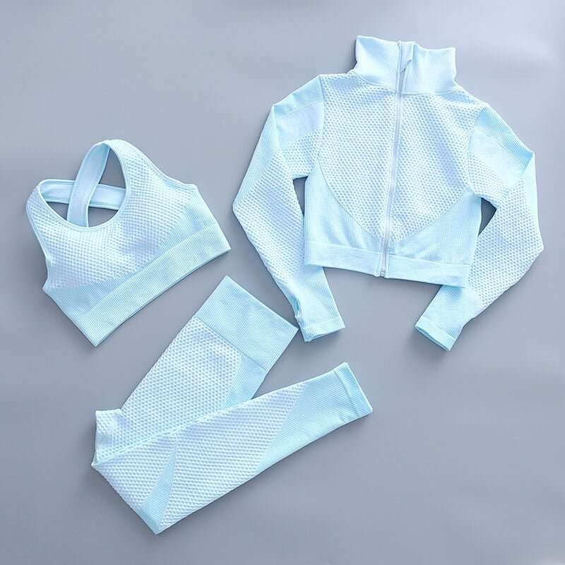 3 Pcs set Sky blue