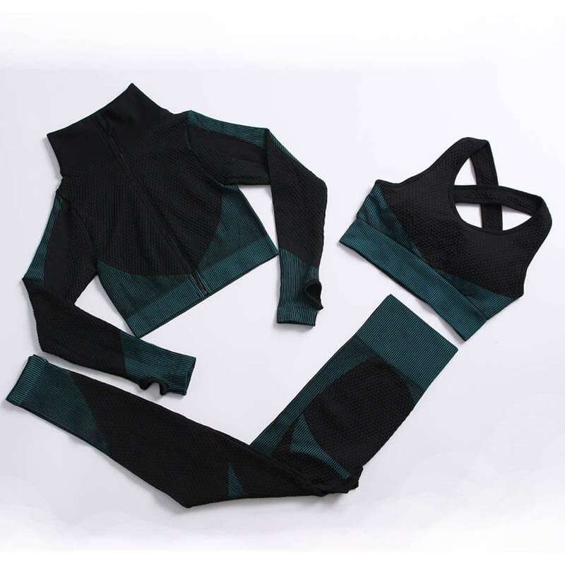 3 Pcs set Dark green