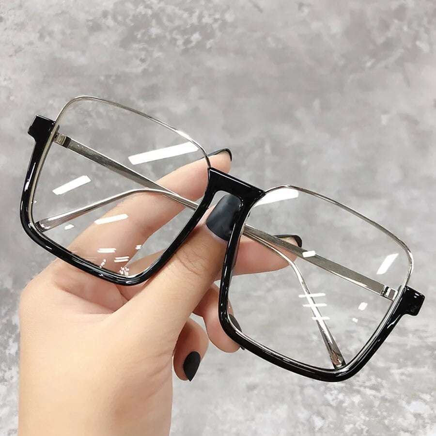 Black Fr Clear Lens